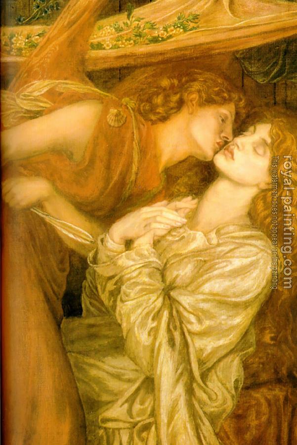Dante Gabriel Rossetti : Dante's Dream at the Time of the Death of Beatrice,detail